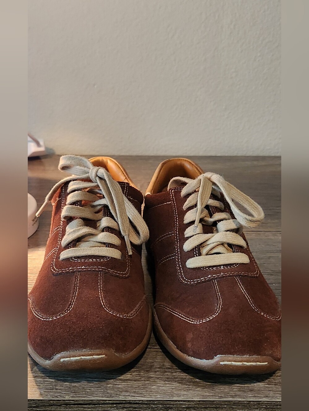 Cole Haan Men's Brown Suede Casual Lace-Up NIKE AIR Sneakers - Picture 10 of 11